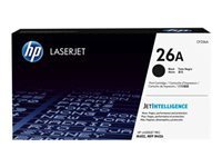 HP 26A - noir - original - LaserJet - cartouche de toner (CF226A)