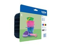 Brother LC221 Value Pack - pack de 4 - noir, jaune, cyan, magenta - original - cartouche d'encre