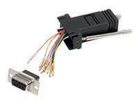 StarTech.com Adaptateur Modulaire Db9 (Rs232 Rs422 Rs485) Vers Rj45 Femelle / Femelle Adaptateur Serie Db-9 Pour Rj-45 Noir de Inmac Wstore