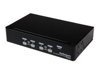 StarTech.com 4-Port USB KVM Swith with OSD - TAA Compliant - 1U Rack Mountable VGA KVM Switch (SV431DUSBU) - commutateur KVM - 4 ports