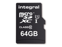 Integral Smartphone and Tablet - carte mmoire flash - 64 Go - microSDXC UHS-I