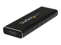 StarTech.com Boîtier USB 3.0 externe pour SSD SATA M.2 NGFF avec UASP - Boîtier SSD portable USB 3.0 vers SATA III M.2 - boitier externe - SATA 6Gb/s - USB 3.0