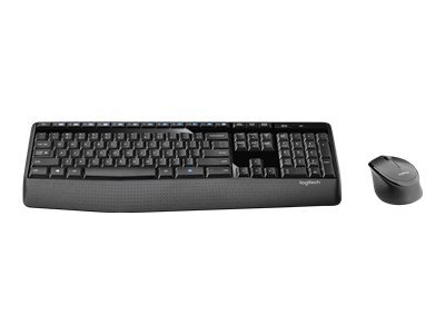Ensemble sans fil Logitech MK345 - ensemble clavier et souris - Franais - noir, bleu Priphrique d\'entre