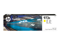 HP 973X - a rendement eleve - jaune - originale - PageWide - cartouche d'encre