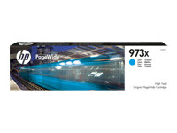 HP 973X - a rendement eleve - cyan - originale - PageWide - cartouche d'encre