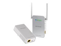 NETGEAR Powerline PLW1000 - kit d'adaptation pour courant porteur - Wi-Fi 5 - Branchement mural - avec NETGEAR PowerLINE 1000 Adapter (PL1000)