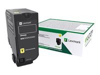 Lexmark - a rendement eleve - jaune - original - cartouche de toner - LCCP, LRP