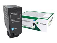 Lexmark - À rendement élevé - cyan - originale - cartouche de toner LCCP, LRP - pour Lexmark CX725de, CX725dhe, CX725dthe
