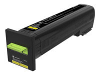 Lexmark À rendement extrêmement élevé jaune originale cartouche de toner LCCP LRP pour Lexmark CS820de CS820dte CS820dtfe - vue 3