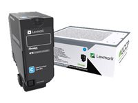 Lexmark À rendement élevé cyan originale cartouche de toner LCCP pour Lexmark CS725de CS725dte
