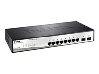 D-Link Smart+ DGS-1210-10 - commutateur - 8 ports - Gr - Montable sur rack