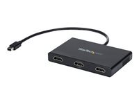 StarTech.com Splitter multi-ecrans Mini DisplayPort vers 3x HDMI - Hub MST a 3 ports - Repartiteur Mini DP 1.2 vers 3x HDMI - repartiteur video/audio - 3 ports
