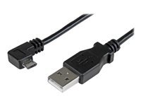 StarTech.com Cable De Charge Et Synchronisation Micro Usb De 1 Cordon Usb-A Vers Micro-B A Angle Droit M/M 0,25 Mmâ² Cable Usb Micro-Usb De Type B Pour Usb 1 1M de Inmac Wstore
