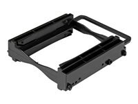 StarTech.com Support de montage sans outil pour 2 disques durs de 2,5 dans baie de 3,5 - Adaptateur de montage 2x HDD / SSD - adaptateur pour baie de stockage