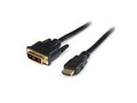StarTech.com Cable Hdmi Vers Dvi De 1,8 M, Cable D'affichage Dvi-D Vers Hdmi (1920 X 1200P), Adaptateur De Cable Hdmi Male Vers Dvi-D Male 19 Broches, Cable De Moniteur Numerique, M/M, Lien Unique Cordon Dvi Vers Hdmi (Hdmidvimm6) Cable Adaptate Taille 1