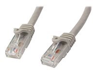 StarTech.com Cable Reseau Cat6 Gigabit Utp Sans Crochet De Cordon Ethernet Rj45 Anti-Accroc Cable Patch Male / Male Cordon De Raccordement 7 7M Gris de Inmac Wstore - Image 1