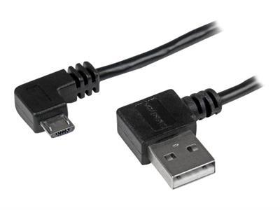 StarTech.com Cble Micro USB  angle droit de 1 m