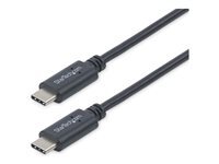StarTech.com Cable Usb Usb-C Vers Usb-C De 1 Cordon Usb C Vers C Cable Usb Type-C M/M Cable Usb De Type-C 24 Pin Usb-C Pour 24 Pin Usb-C 1 Taille 2.0 Noir de Inmac Wstore