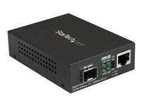 StarTech.com Convertisseur de média Gigabit Ethernet fibre optique avec slot SFP ouvert