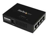 StarTech.com Injecteur PoE+ à 4 ports Gigabit - Midspan Power over Ethernet - 802.3at/af