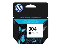 HP 304 - Black - original - ink cartridge - for AMP 130; Deskjet 26XX, 37XX; ENVY 50XX