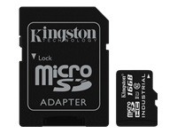 Kingston - carte memoire flash - 16 Go - microSDHC UHS-I