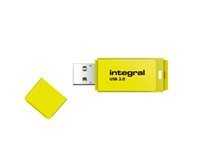 Integral Cl&eacute; USB 3.0 Neon 16 go Jaune 