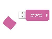 Integral Neon - Clé USB - 64 Go - USB 3.0 - rose