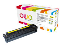 OWA jaune compatible remanufacture cartouche de toner alternative pour : HP CB542A
