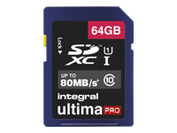 Integral UltimaPro - carte mmoire flash - 64 Go - SDXC UHS-I