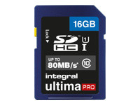 Integral UltimaPro - carte mmoire flash - 16 Go - SDHC UHS-I