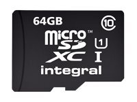 Integral UltimaPro - Carte mémoire flash - 64 Go - UHS Class 1 / Class10 - microSDXC UHS-I