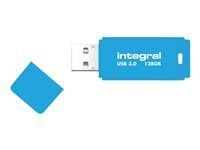 Cle USB 2.0 Integral Neon 128Go Bleu