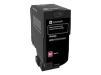 Lexmark - magenta - originale - cartouche de toner - LCCP, LRP, Entreprise Lexmark