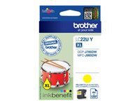 Brother LC22UY - XL - jaune - originale - cartouche d'encre