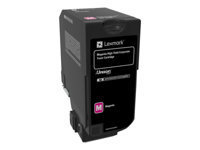 Lexmark - a rendement eleve - magenta - originale - cartouche de toner - LCCP, Entreprise Lexmark