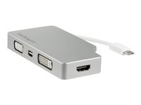 StarTech.com Adaptateur De Voyage Audio/Video En 1 Usb Type-C Vers Vga, Dvi, Hdmi Ou Mini Dp 4K (Cdpvgdvhdmdp) Adaptateur Video Mini Displayport / Hdmi / Dvi / Vga 10.5 Cm Taille 4 de Inmac Wstore