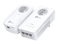TP Link TL WPA8635P KIT V3 Wi Fi Kit kit d'adaptation pour courant porteur commutateur 3 ports GigE HomePlug AV HPAV 2.0 IEEE 1901 Wi Fi 5 Bi bande Branchement mural - vue 2
