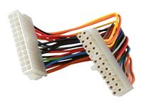 StarTech.com Cable d'extension d'alimentation ATX 2.01 de 20 cm - Rallonge d'alimentation ATX 24 broches vers ATX 24 broches - M/F - rallonge de cable d'alimentation - ATX 24 broches pour ATX 24 broches - 20 cm