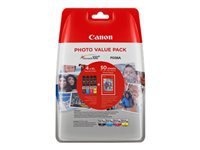 Canon CLI-551XL C/M/Y/BK Photo Value Pack - pack de 4 - noir, jaune, cyan, magenta - originale - res