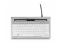 Bakker Elkhuizen Clavier S-board 840 - USB - Gris - Touches de raccourci multimédia