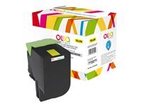 Armor jaune - compatible - cartouche de toner (alternative pour: Lexmark 80C2SY0)