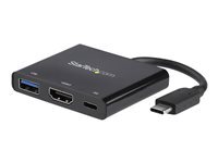 StarTech.com Usb-C To Hdmi Adapter 4K 30Hz Thunderbolt 3 Compatible With Power Delivery (Usb Pd) Usb C Adapter Converter (Cdp2hduacp) Station D'accueil Usb-C / Thunderbolt 3 Hdmi Taille 4 de Inmac Wstore