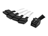 StarTech.com Cable Mini Sas Vers Sata Interne De 1 Cordon Sff-8643 Vers 4X Sata Cable Sata / Sas 1 1M Noir/Argent de Inmac Wstore - Image 1