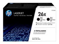 HP 26X Pack de 2 CF226XD - vue 6