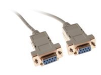 Cable null modem DB9F/F 1,80M