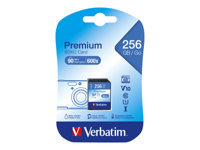 Verbatim Premium - carte mmoire flash - 256 Go - SDXC UHS-I