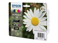 Epson 18 Multipack - pack de 4 - noir, jaune, cyan, magenta - original - cartouche d'encre