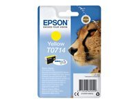 Epson T0714 - jaune - original - cartouche d'encre