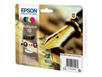 Epson 16 Multipack - pack de 4 - noir, jaune, cyan, magenta - original - cartouche d'encre